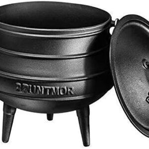 black cast iron pot