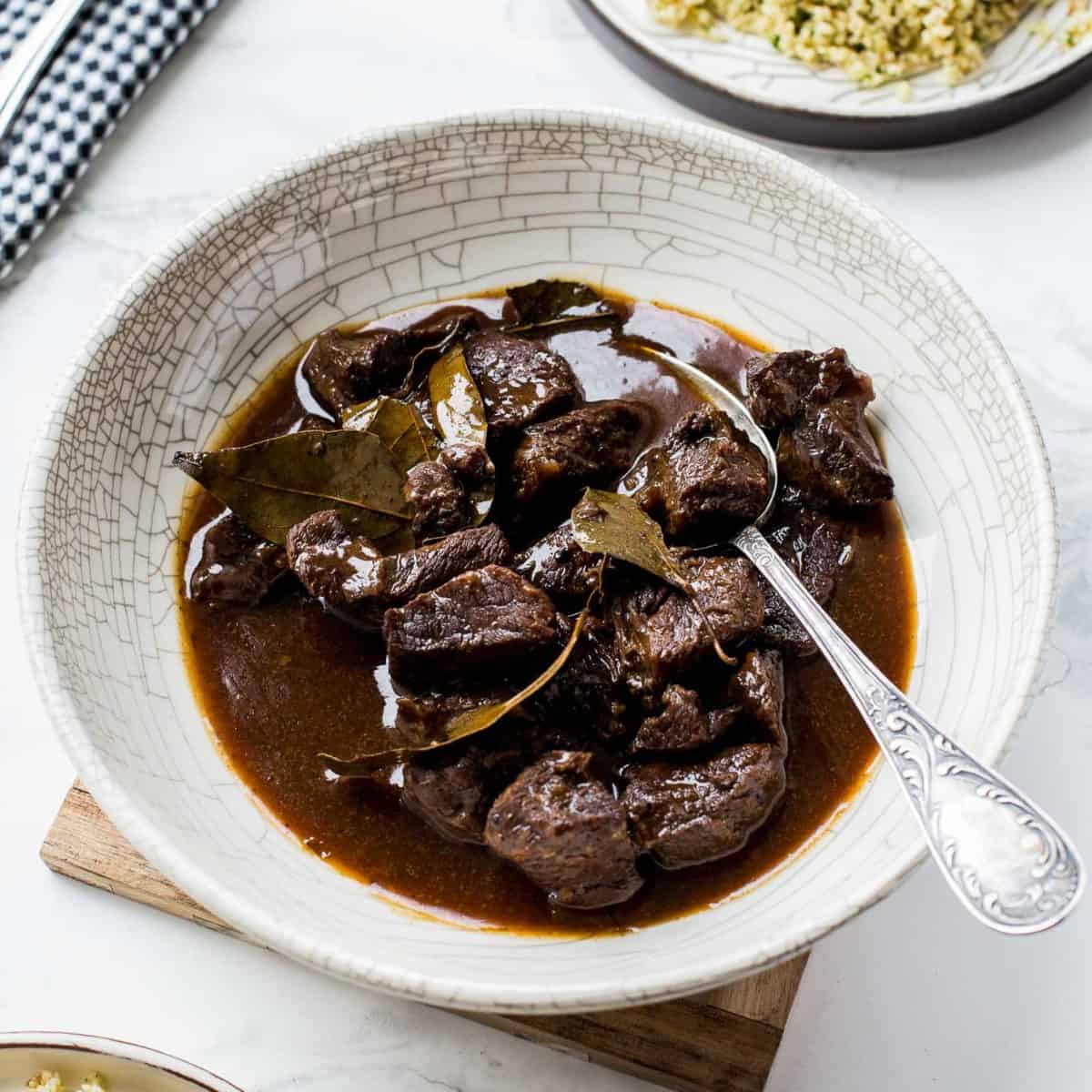 Beef Adobo Famous Filipino Streetfood PantsDownApronsOn