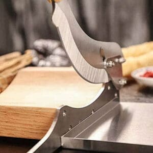 slicer made from steel and wood