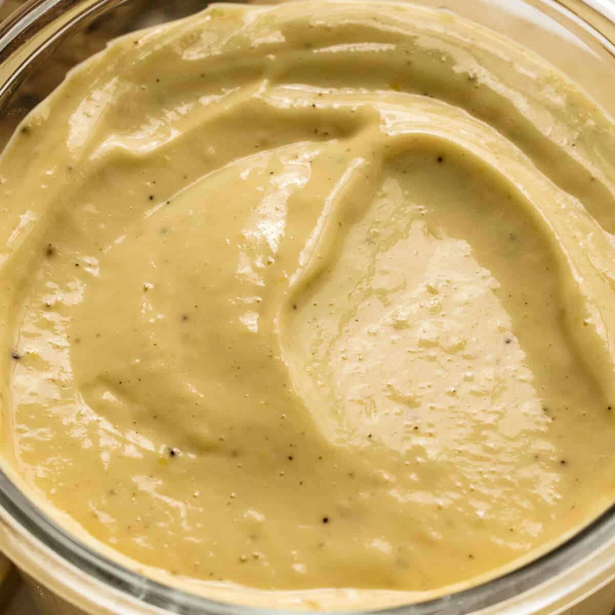 mayonnaise close up