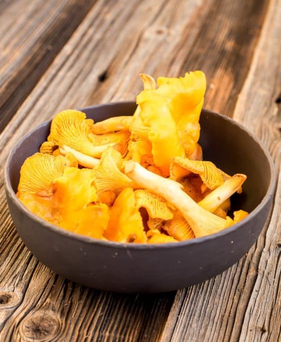 Honey Roasted Carrots With Chanterelle Mushrooms And Spices