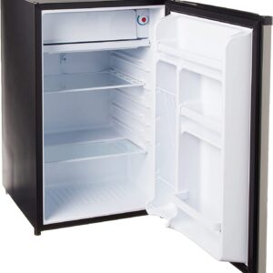 black fridge