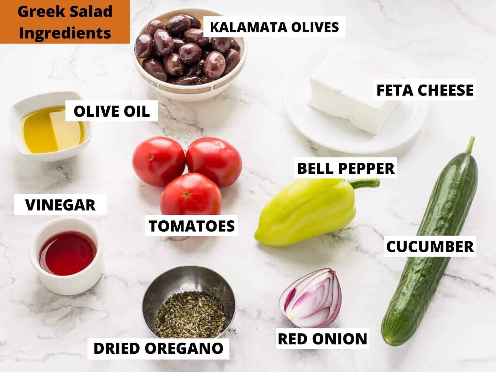 greek salad ingredients