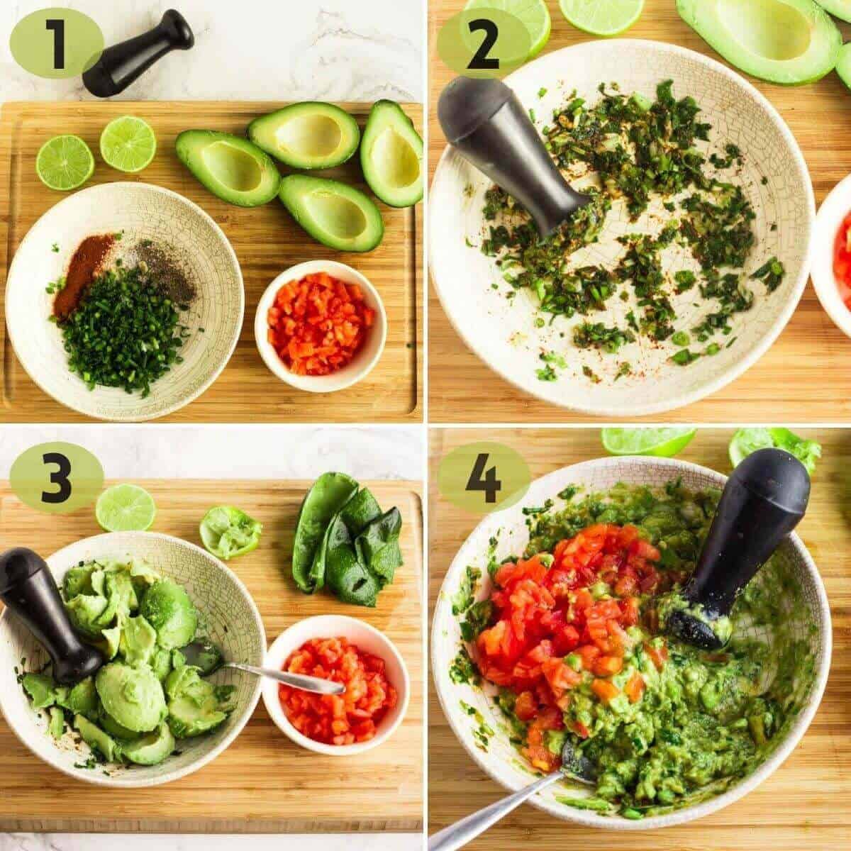 steps to make guacamole