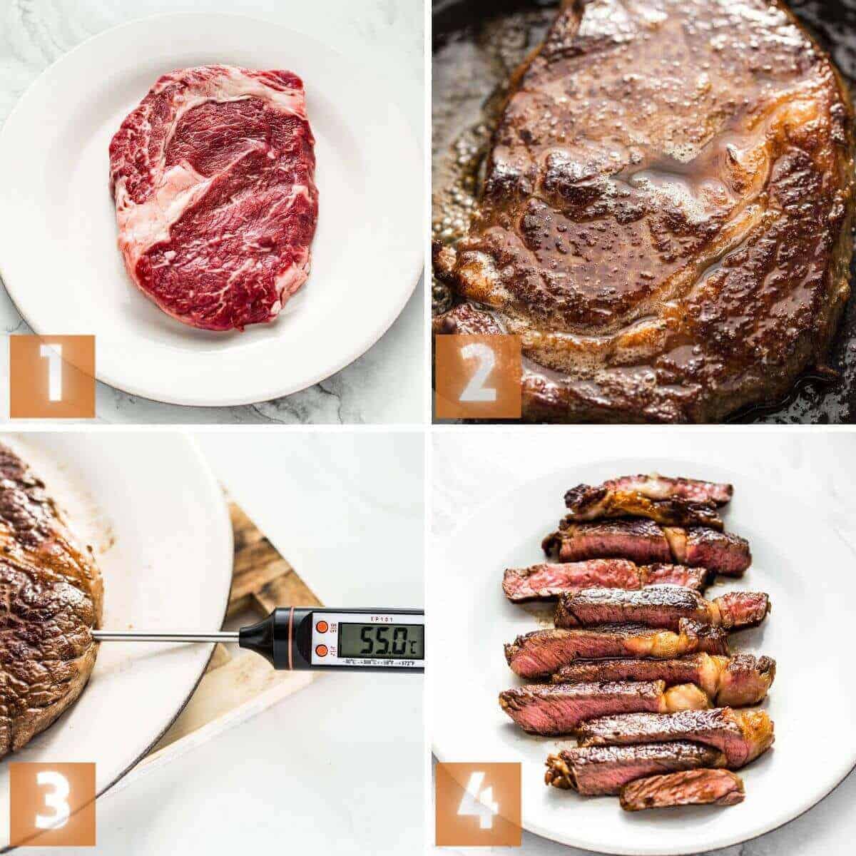 how to cook steak picture steps