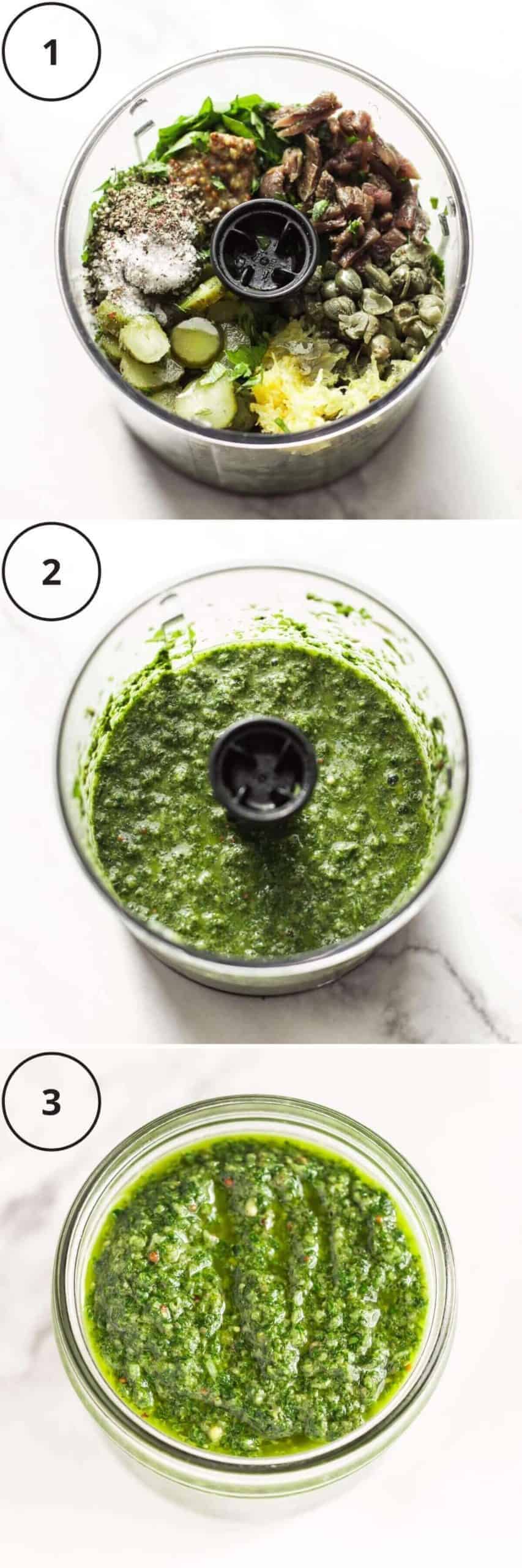 3 easy steps to make salsa verde