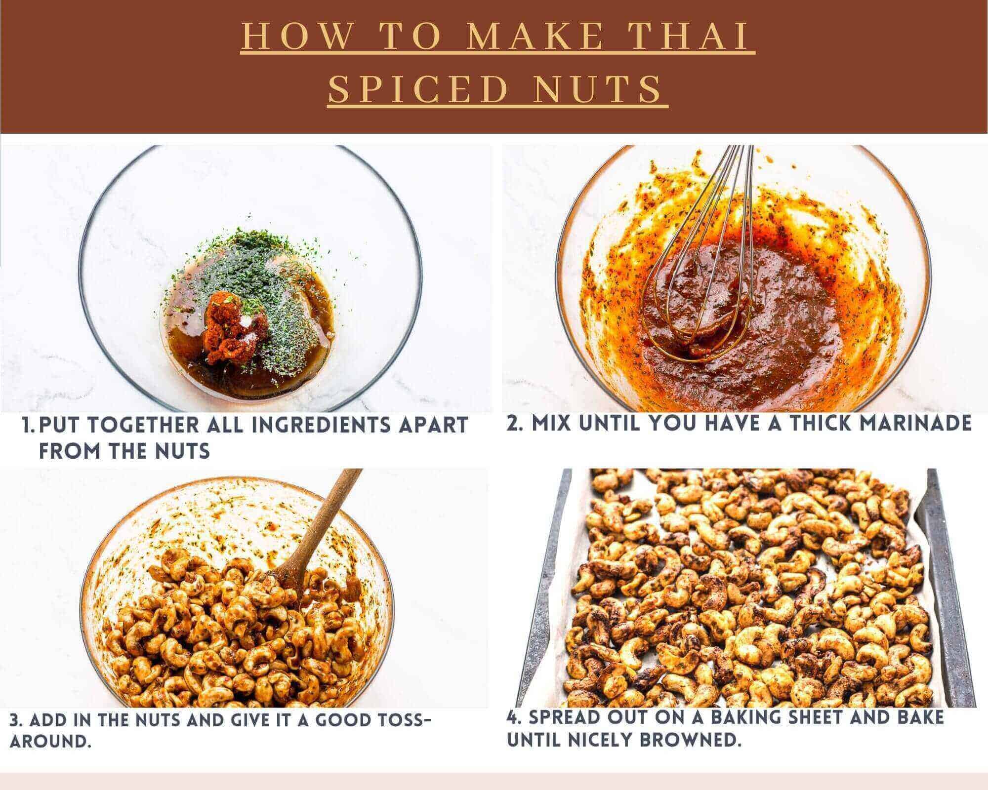 how to make Thai spiced nuts