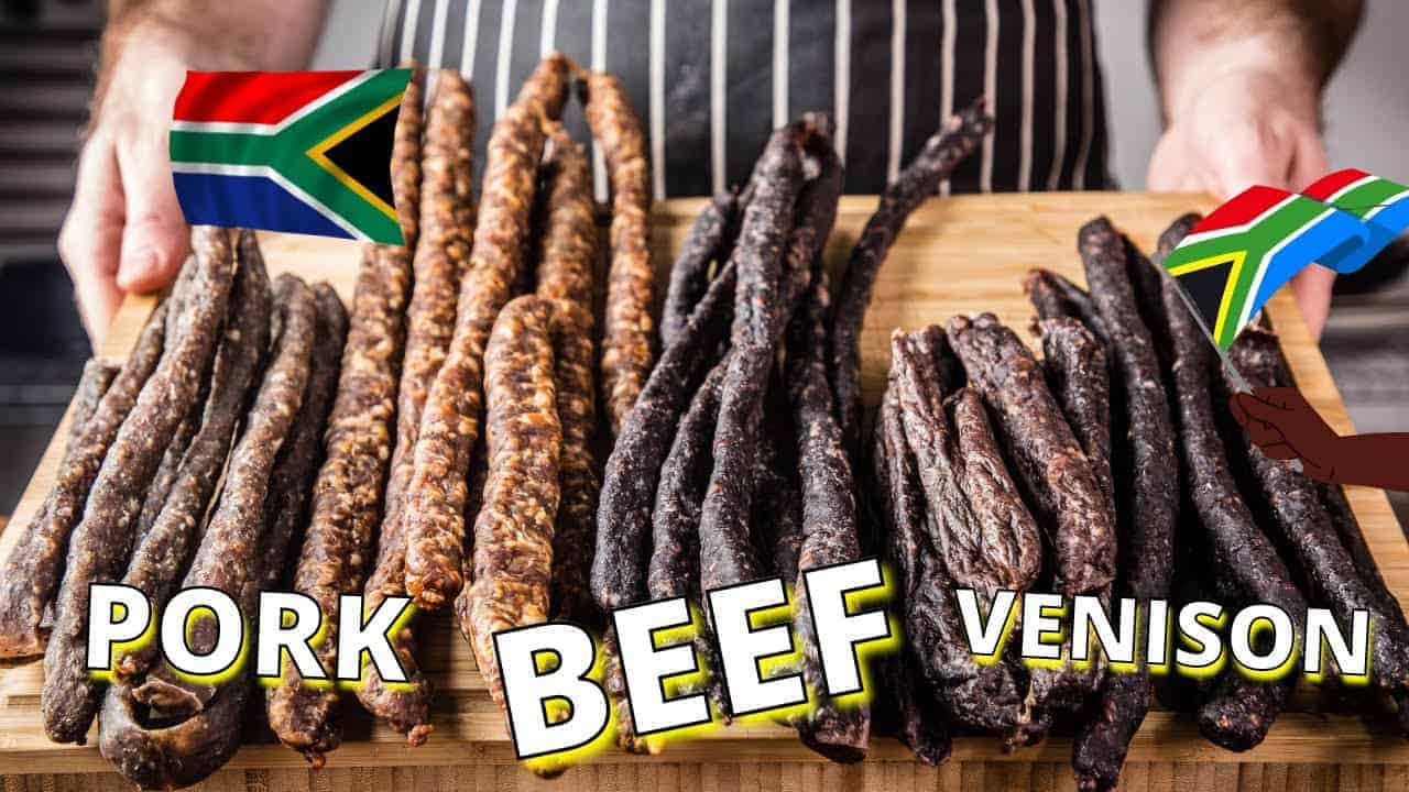 Homemade South African Droëwors Beef