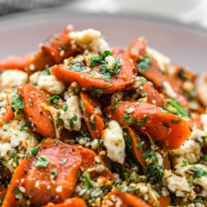 roasted carrot salad