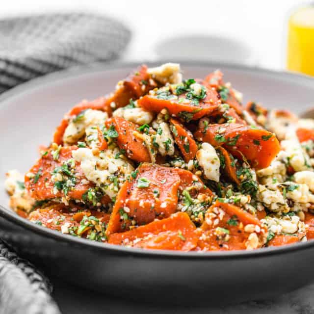 Best Honey Roasted Carrot Salad Recipe PantsDownApronsOn
