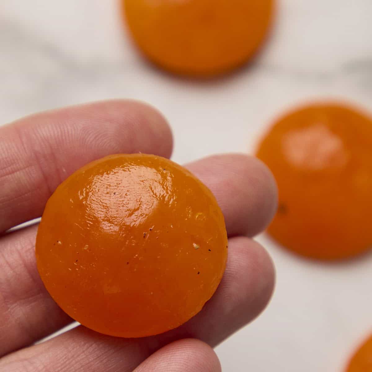 Salt cured egg yolk on hand.