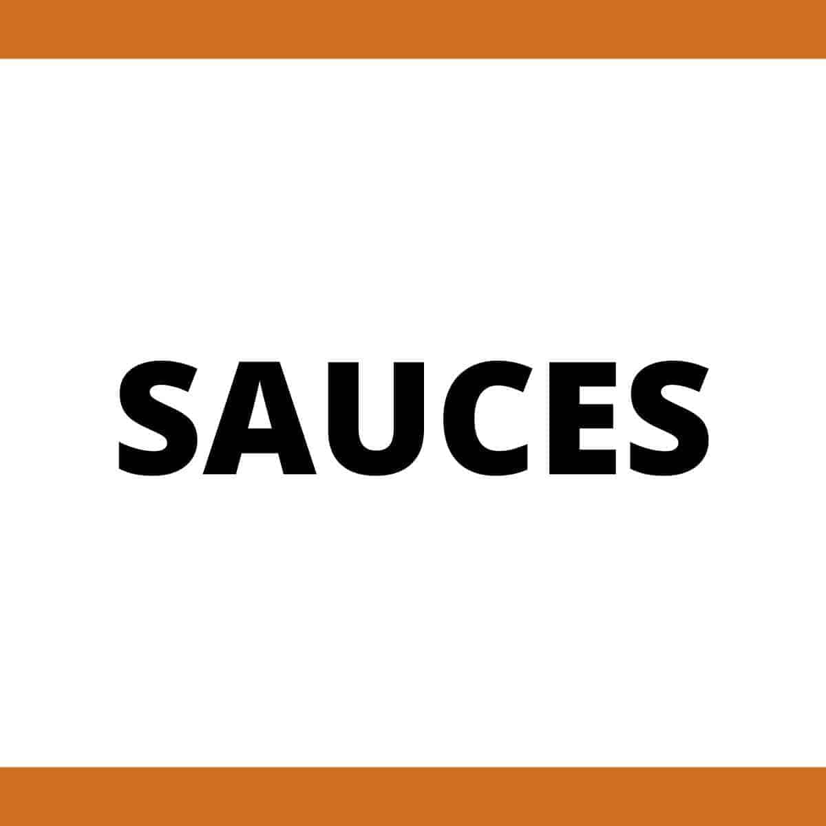 Sauces