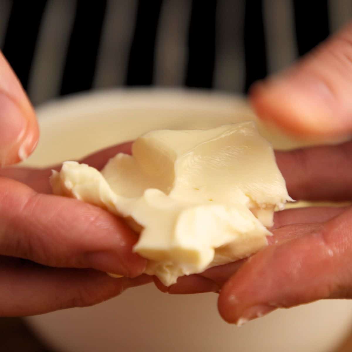 Soft spreadable butter.